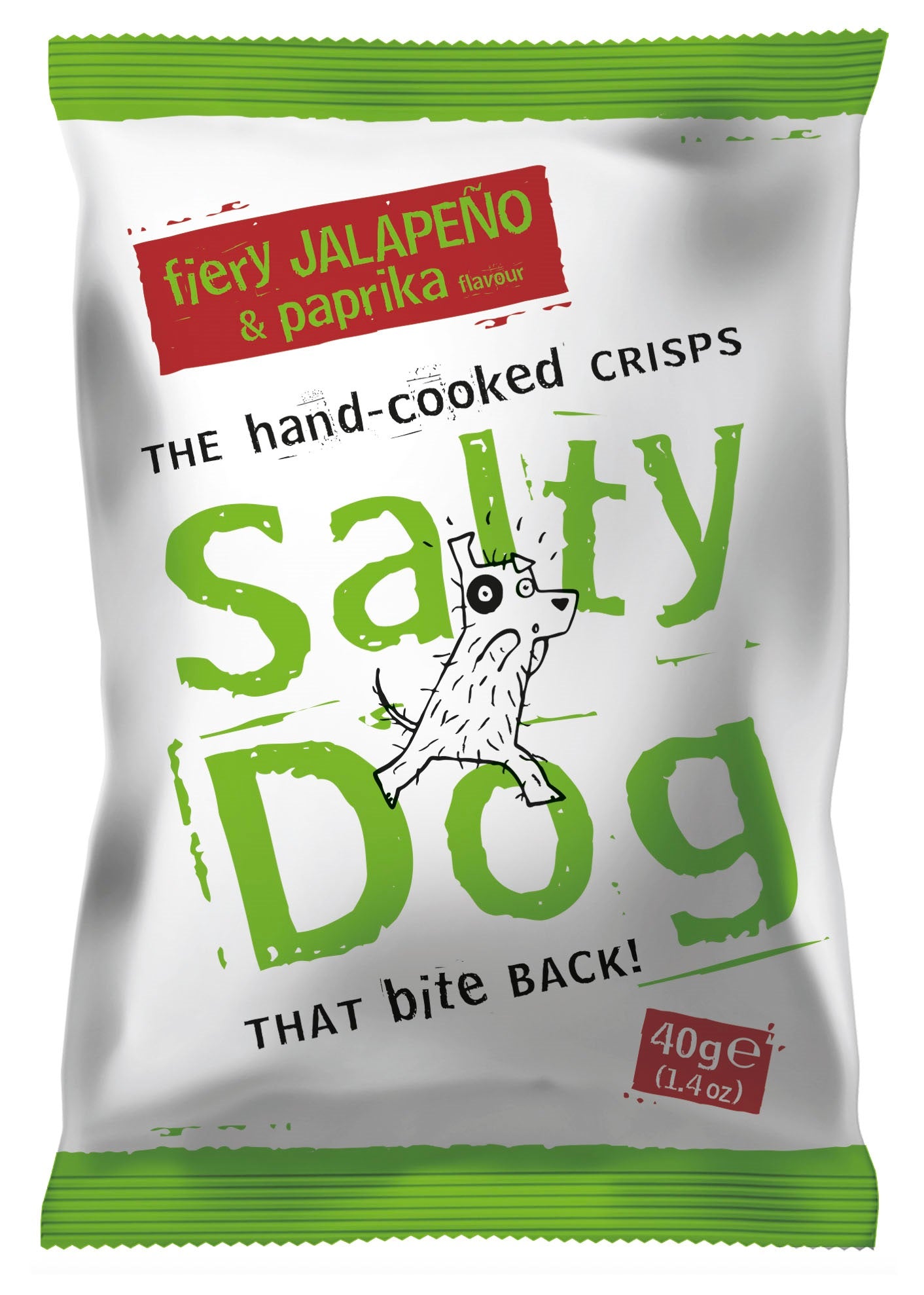 Salty Dog - Fiery Jalapeno & Paprika 24x40g