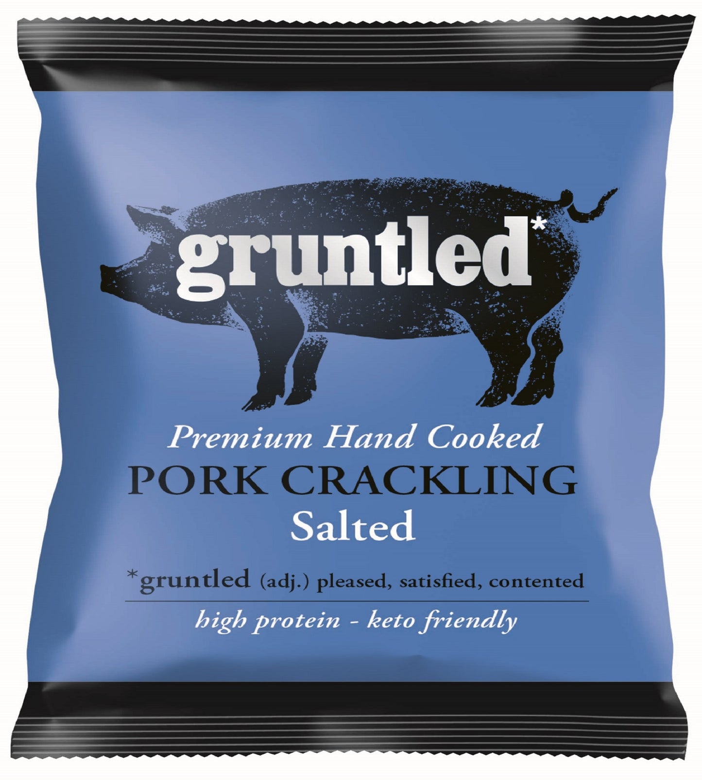 Gruntled Pork Crackling Salted 20x35g